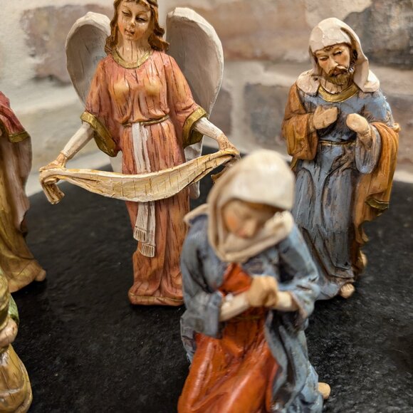 THE PROMISE OF CHRISTMAS ROBERT STANLEY Nativity Scene 11 piece from 2011 - Picture 8 of 14